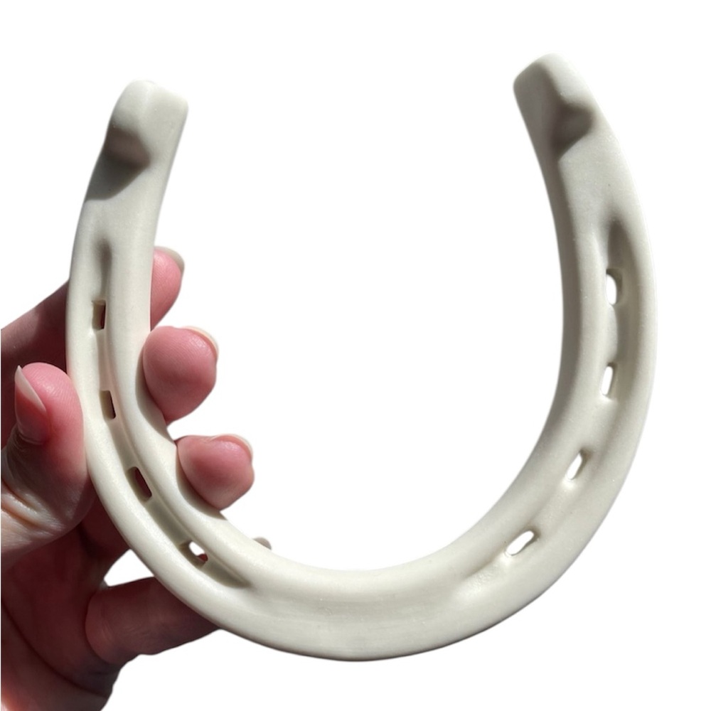 Handmade porcelain horseshoe